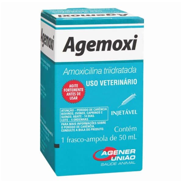 PetStore.com.br Sua Pet Online | Anti-inflamatório Agemoxi Injetável 50ml Agener União