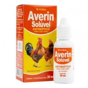 Antibiótico para Aves de Uso Oral Averin Solúvel 20ml